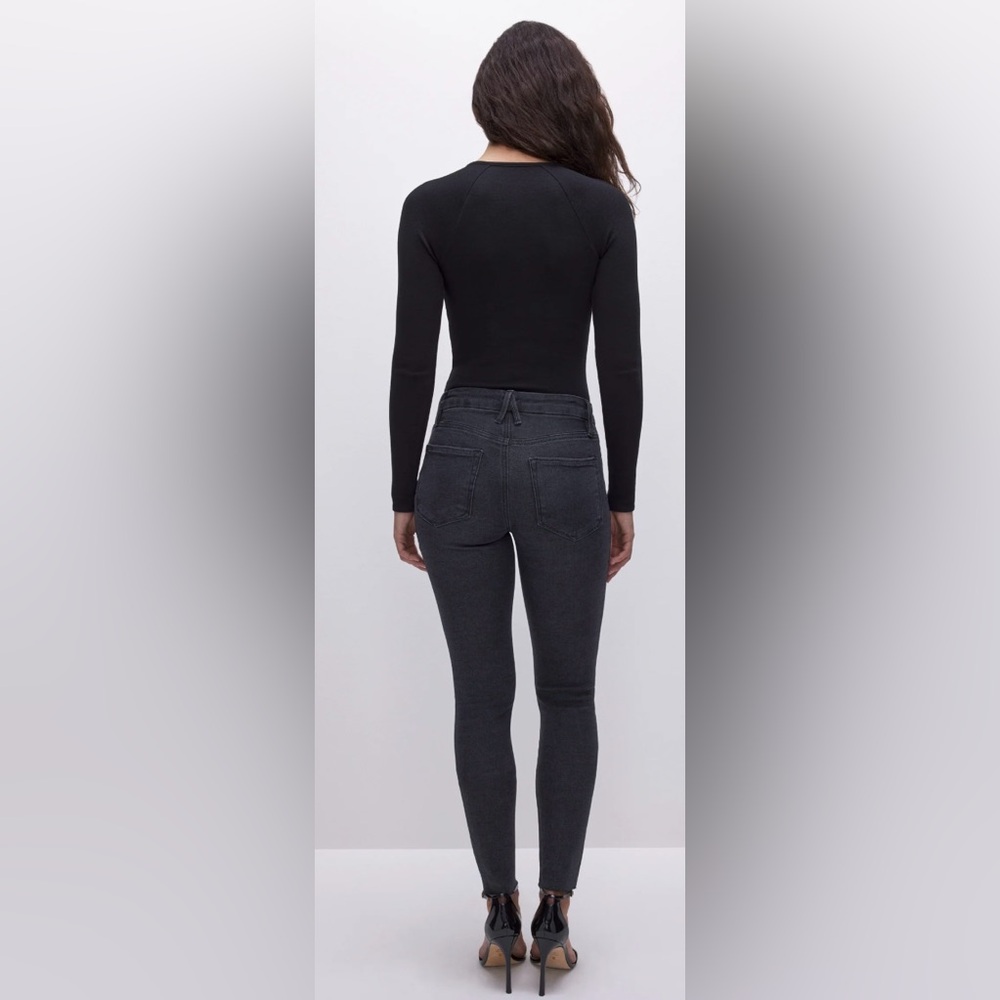 Good American Good Legs Skinny Jeans | Mid-Rise | 6 | Black184 | NWT